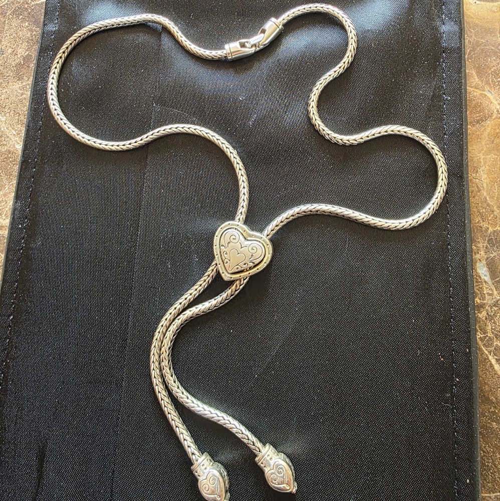 Brighton Silver Heart Pendant Necklace